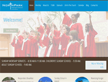 Tablet Screenshot of northparkpres.org
